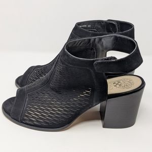 Vince Camuto Lavette Suede Block Heel Sandal